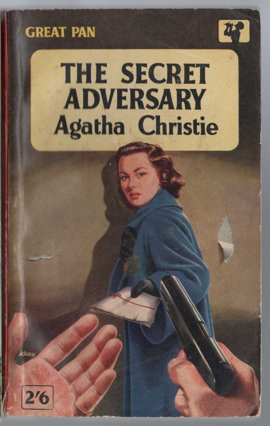 Agatha Christie  THE SECRET ADVERSARY front book cover image