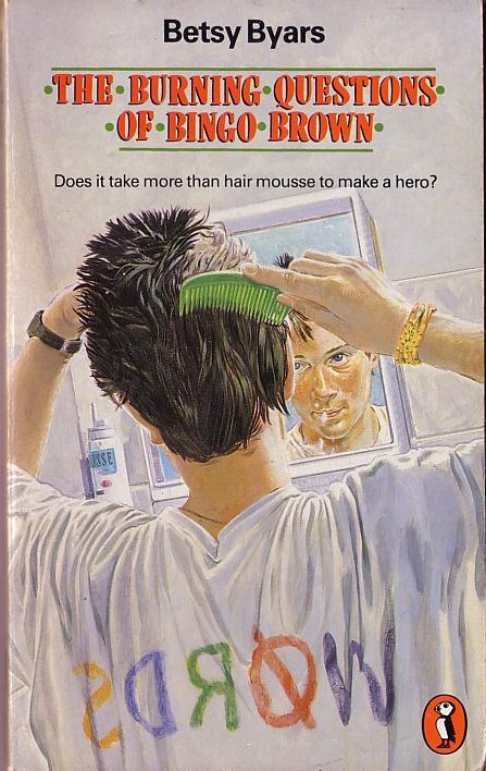 Betsy Byars  THE BURNING QUESTION OF BINGO BROWN front book cover image