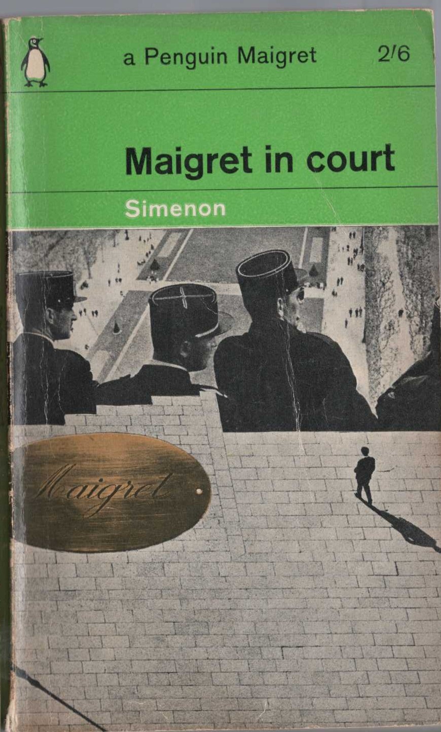 Georges Simenon  MAIGRET IN COURT front book cover image