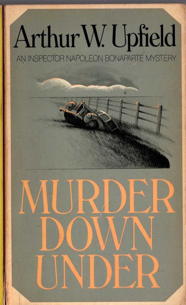 Arthur Upfield  MURDER DOWN UNDER front book cover image