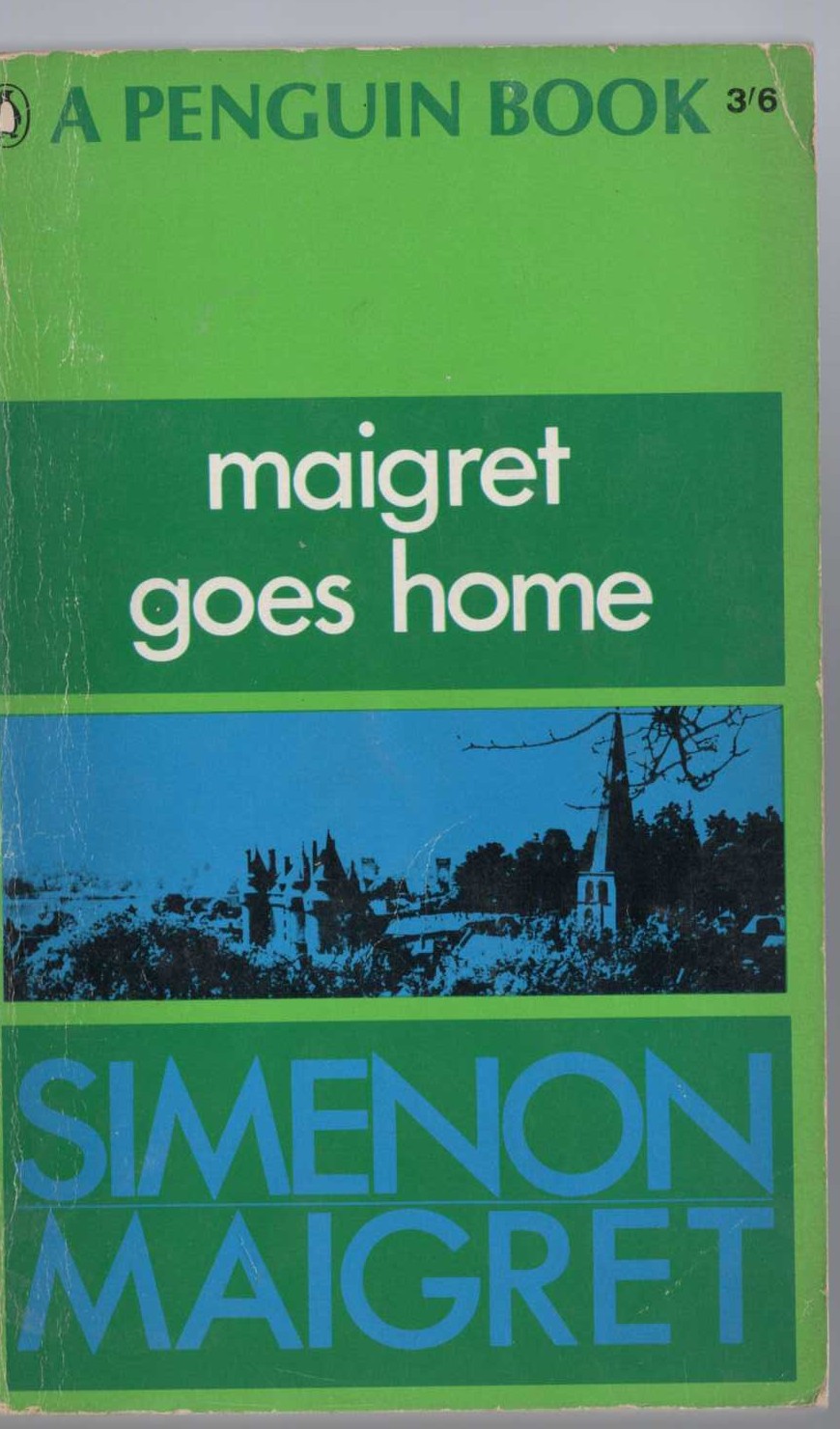 Georges Simenon  MAIGRET GOES HOME front book cover image