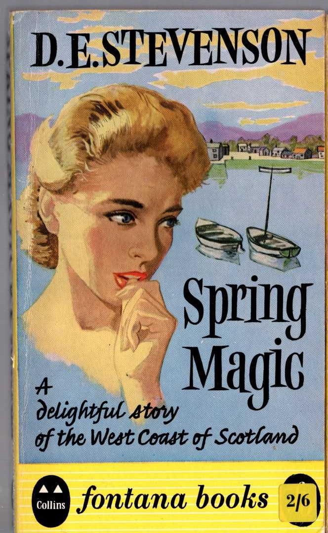 D.E. Stevenson  SPRING MAGIC front book cover image