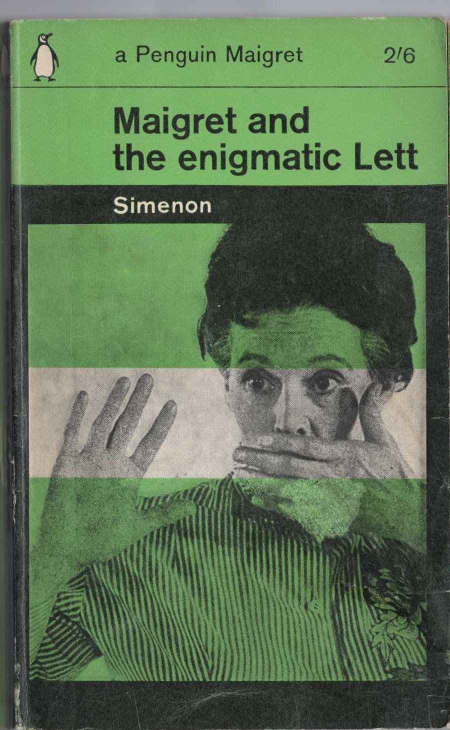 Georges Simenon  MAIGRET AND THE ENIGMATIC LETT front book cover image