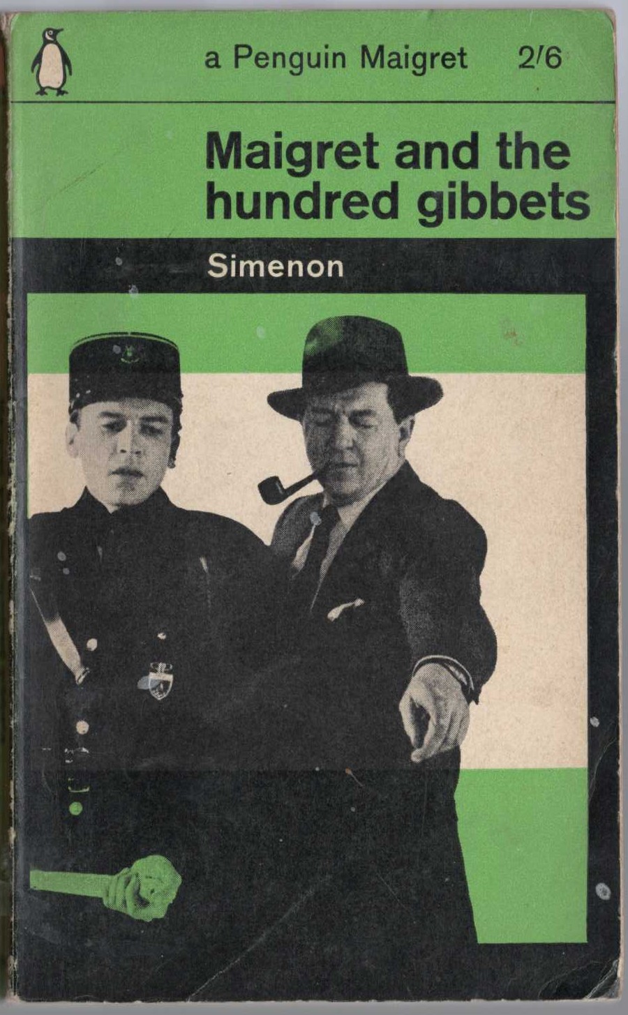 Georges Simenon  MAIGRET AND THE HUNDRED GIBBETS front book cover image