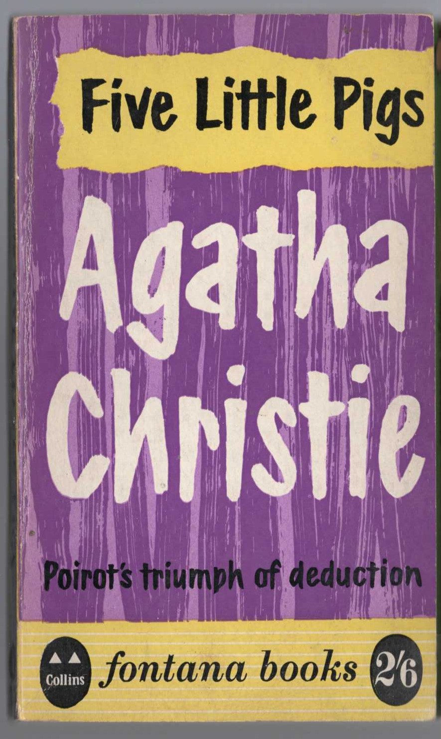 Agatha Christie  FIVE LITTLE PIGS front book cover image