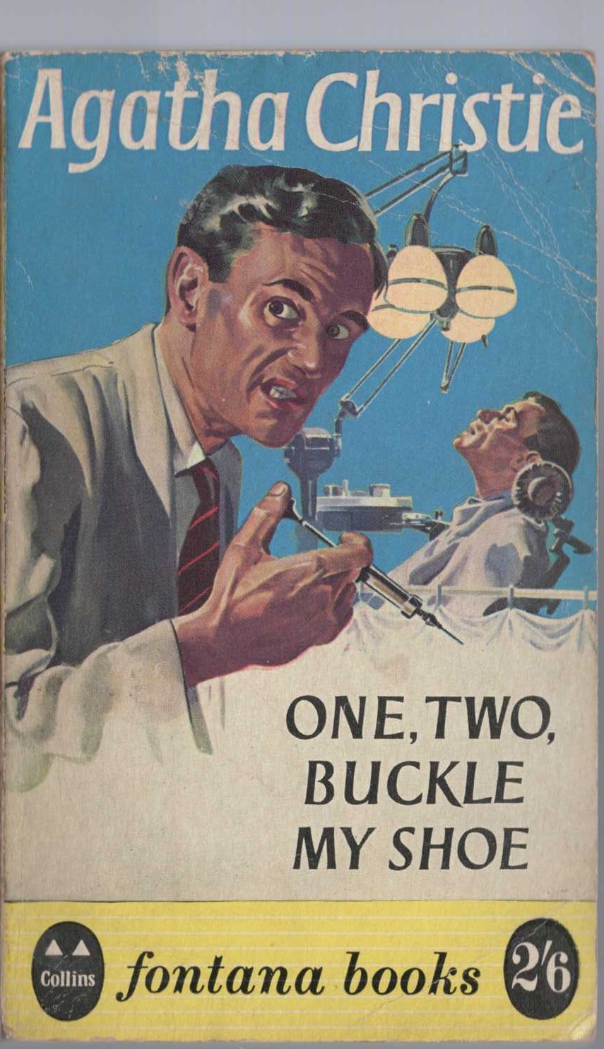 Agatha Christie  ONE, TWO, BUCKLE MY SHOE front book cover image