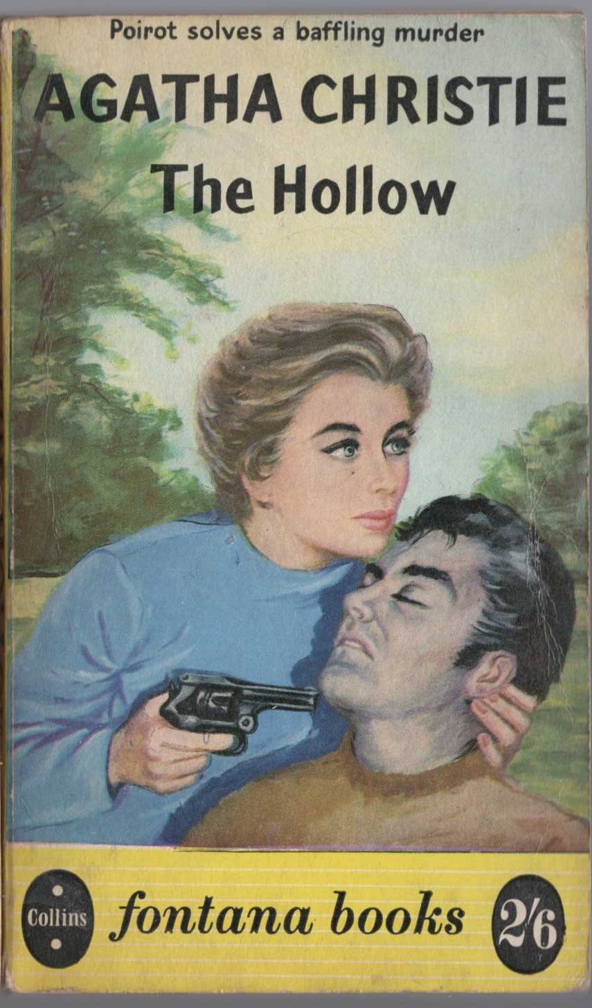 Agatha Christie  THE HOLLOW front book cover image