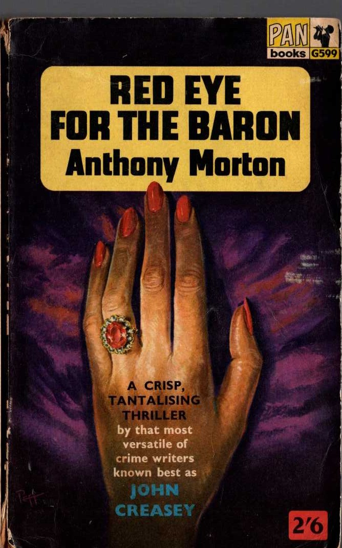 Anthony Morton  RED EYE FOR THE BARON front book cover image