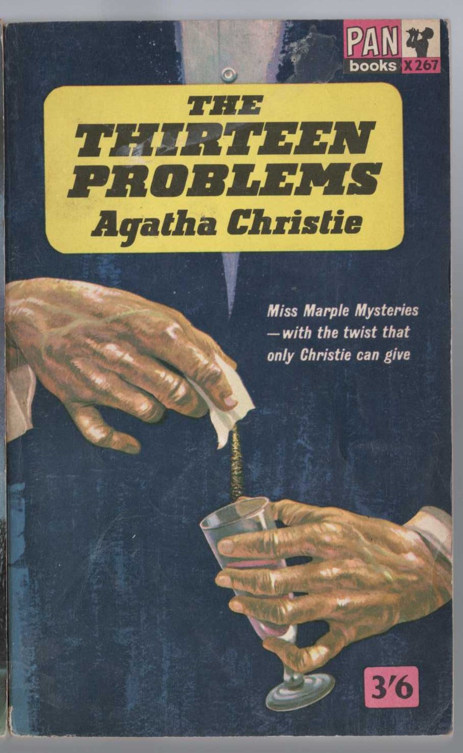Agatha Christie  THE THIRTEEN PROBLEMS front book cover image