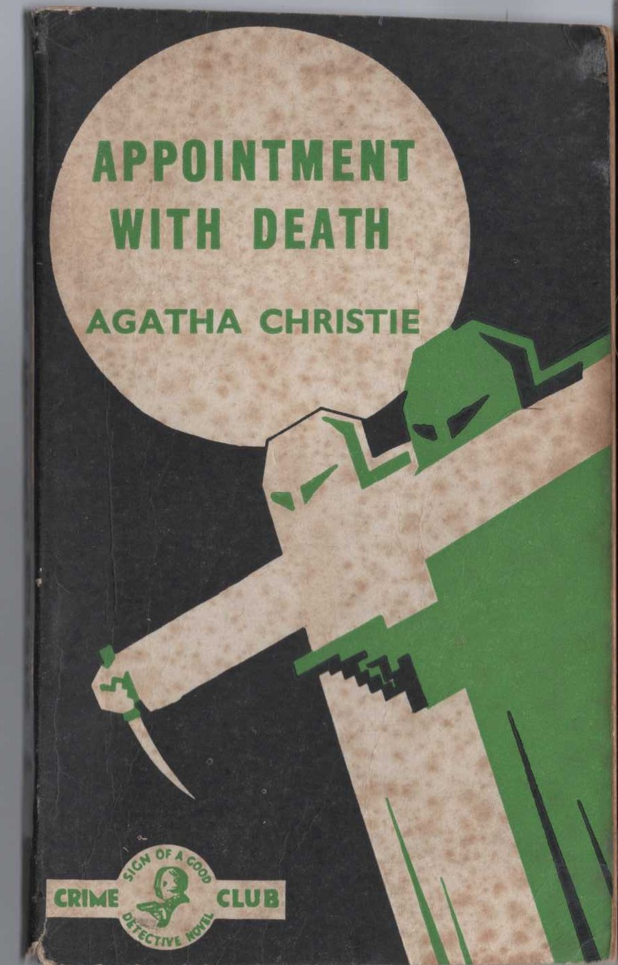 Agatha Christie  APPOINTMENT WITH DEATH front book cover image