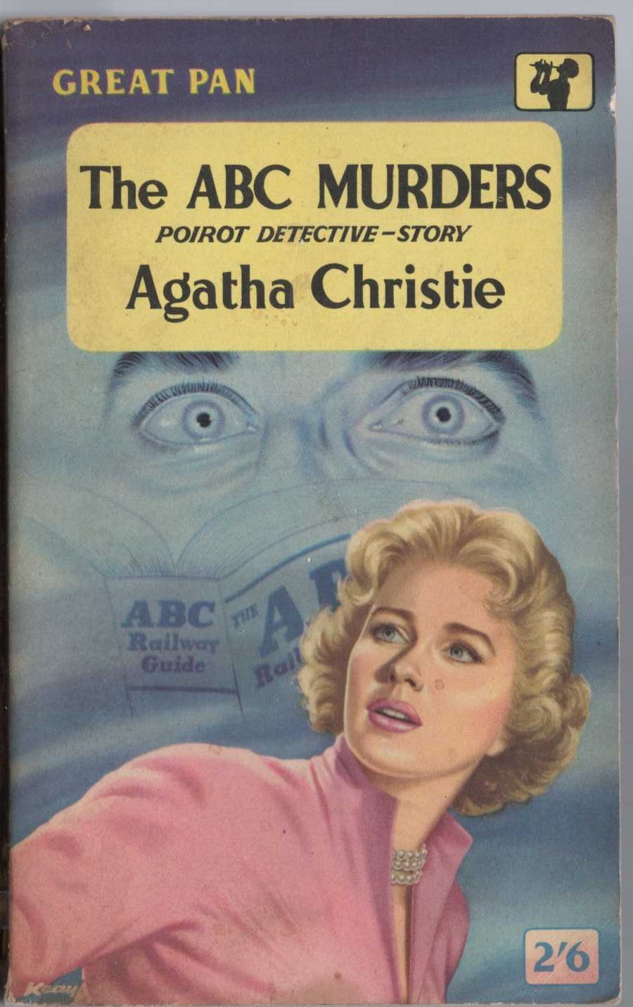 Agatha Christie  THE ABC MURDERS [THE A.B.C. MURDERS] front book cover image