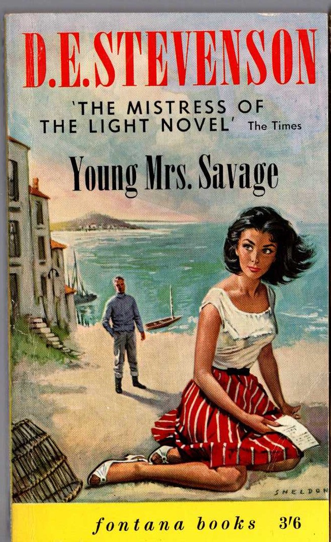 D.E. Stevenson  YOUNG MRS. SAVAGE front book cover image