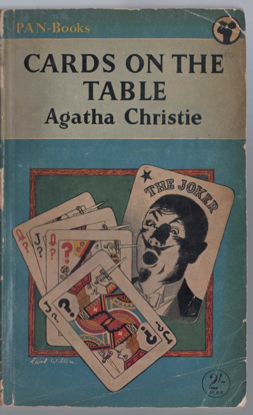 Agatha Christie  CARDS ON THE TABLE front book cover image