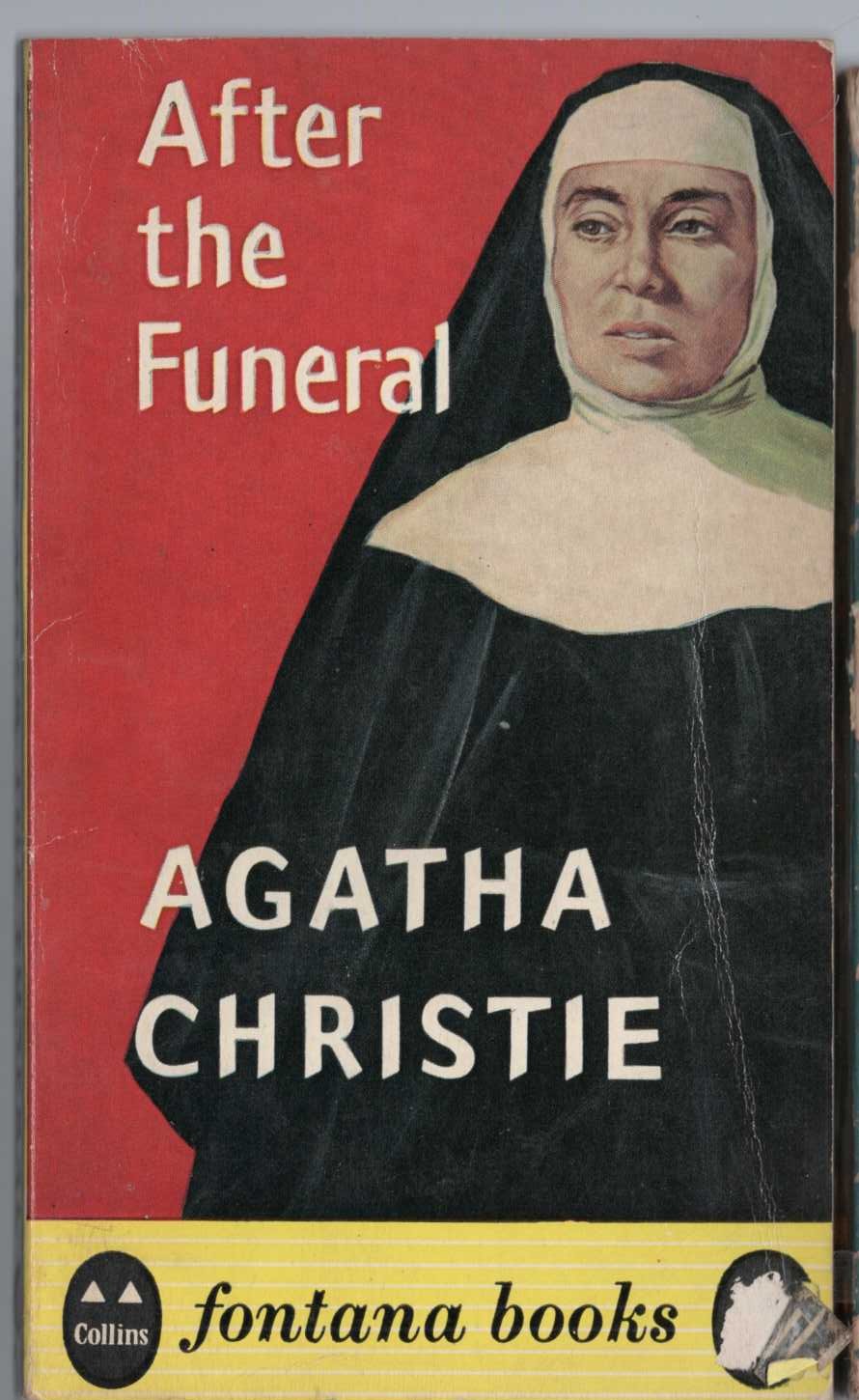 Agatha Christie  AFTER THE FUNERAL front book cover image