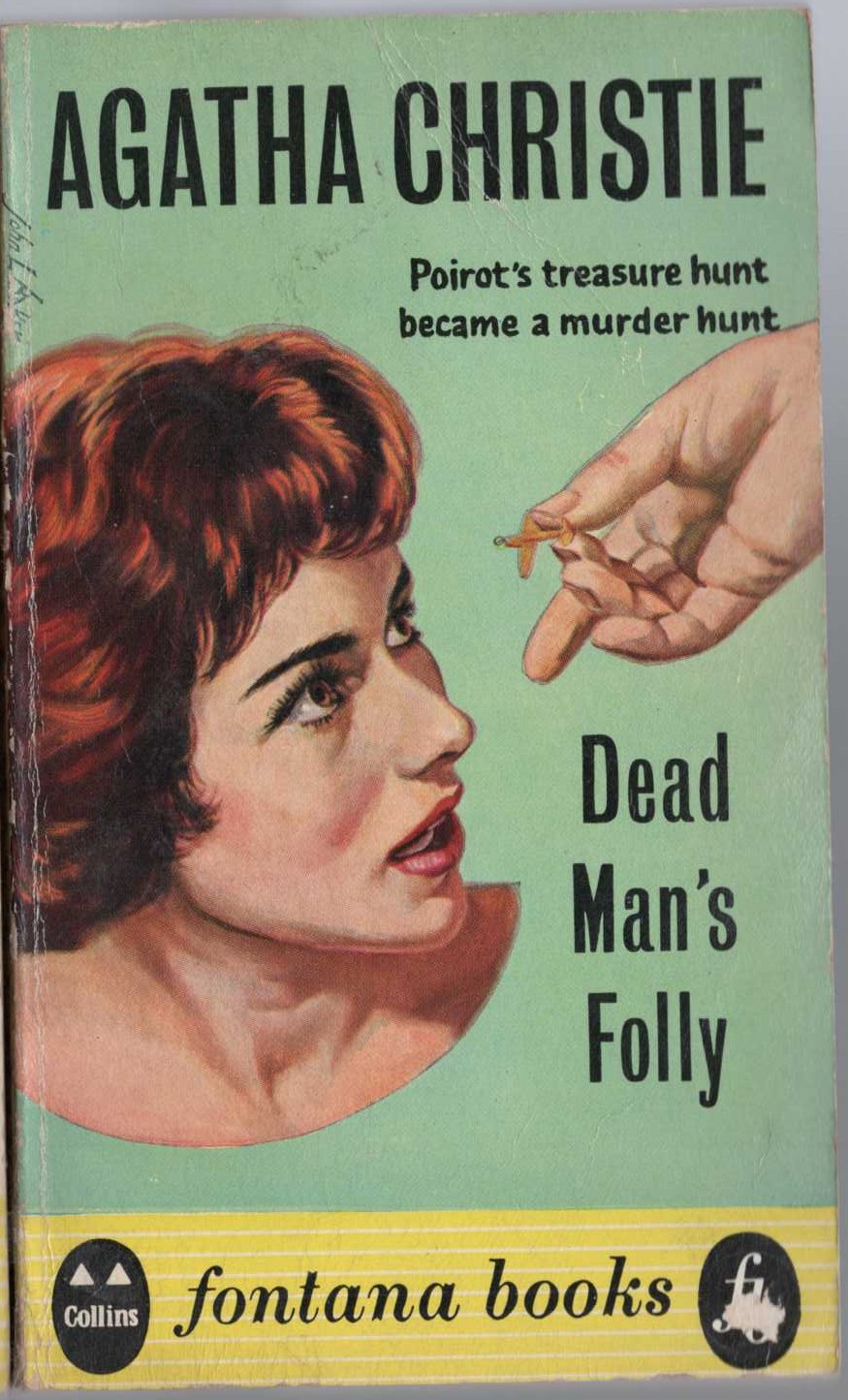 Agatha Christie  DEAD MAN'S FOLLY front book cover image