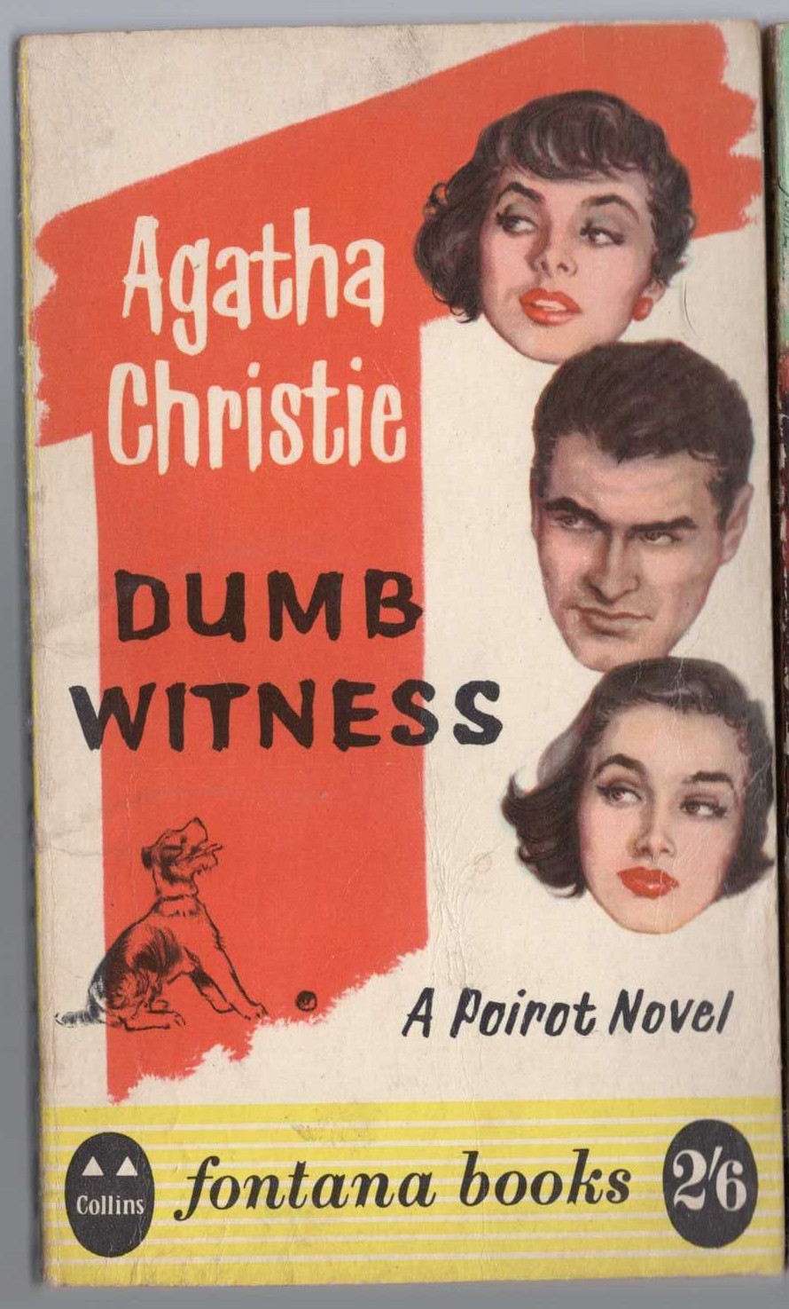Agatha Christie  DUMB WITNESS front book cover image