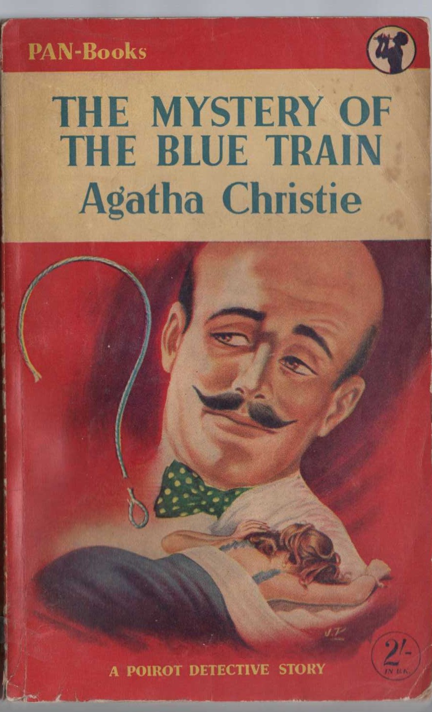 Agatha Christie  THE MYSTERY OF THE BLUE TRAIN front book cover image