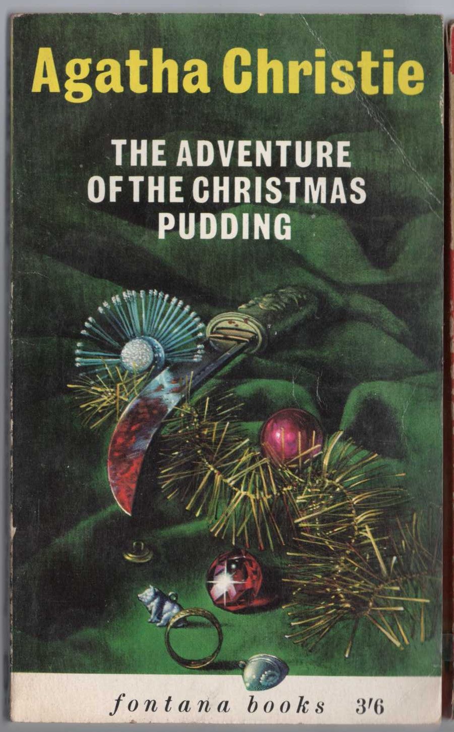 Agatha Christie  THE ADVENTURES OF THE CHRISTMAS PUDDING front book cover image