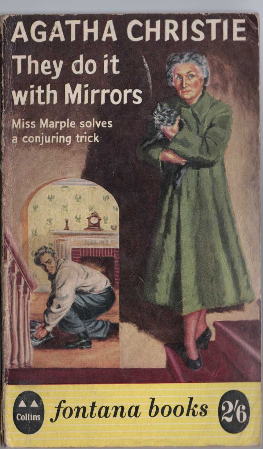 Agatha Christie  THEY DO IT WITH MIRRORS front book cover image