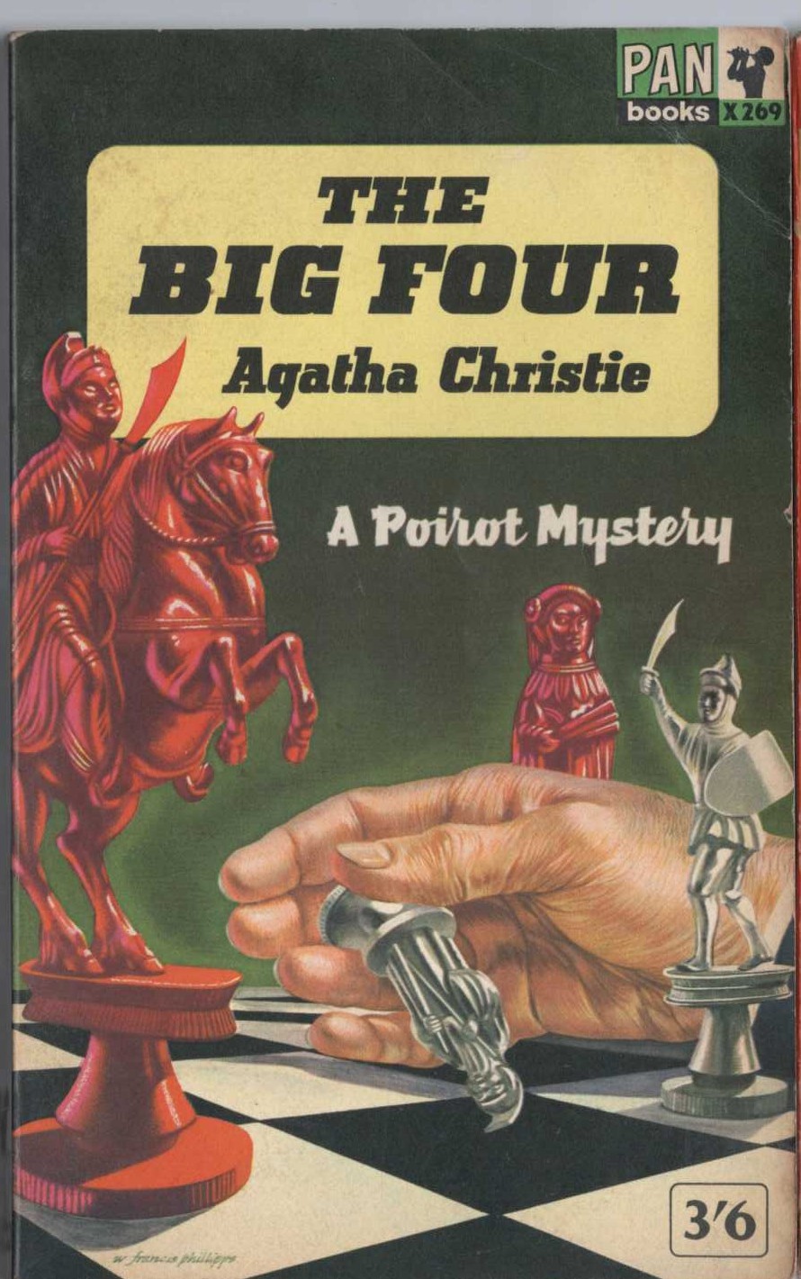 Agatha Christie  THE BIG FOUR front book cover image