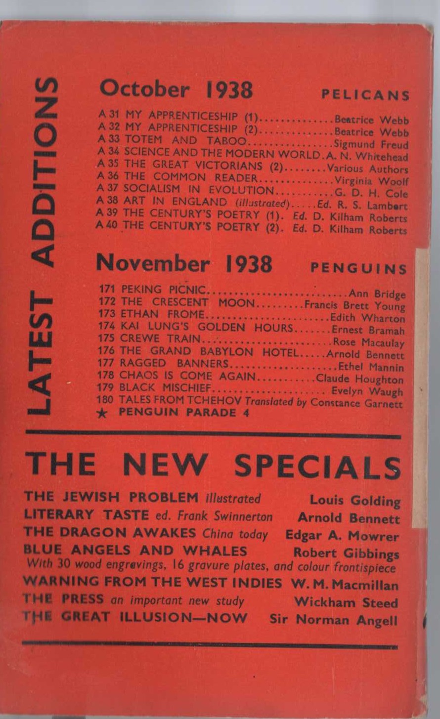 Constance Garnett (translates) TALES FROM TCHEHOV magnified rear book cover image