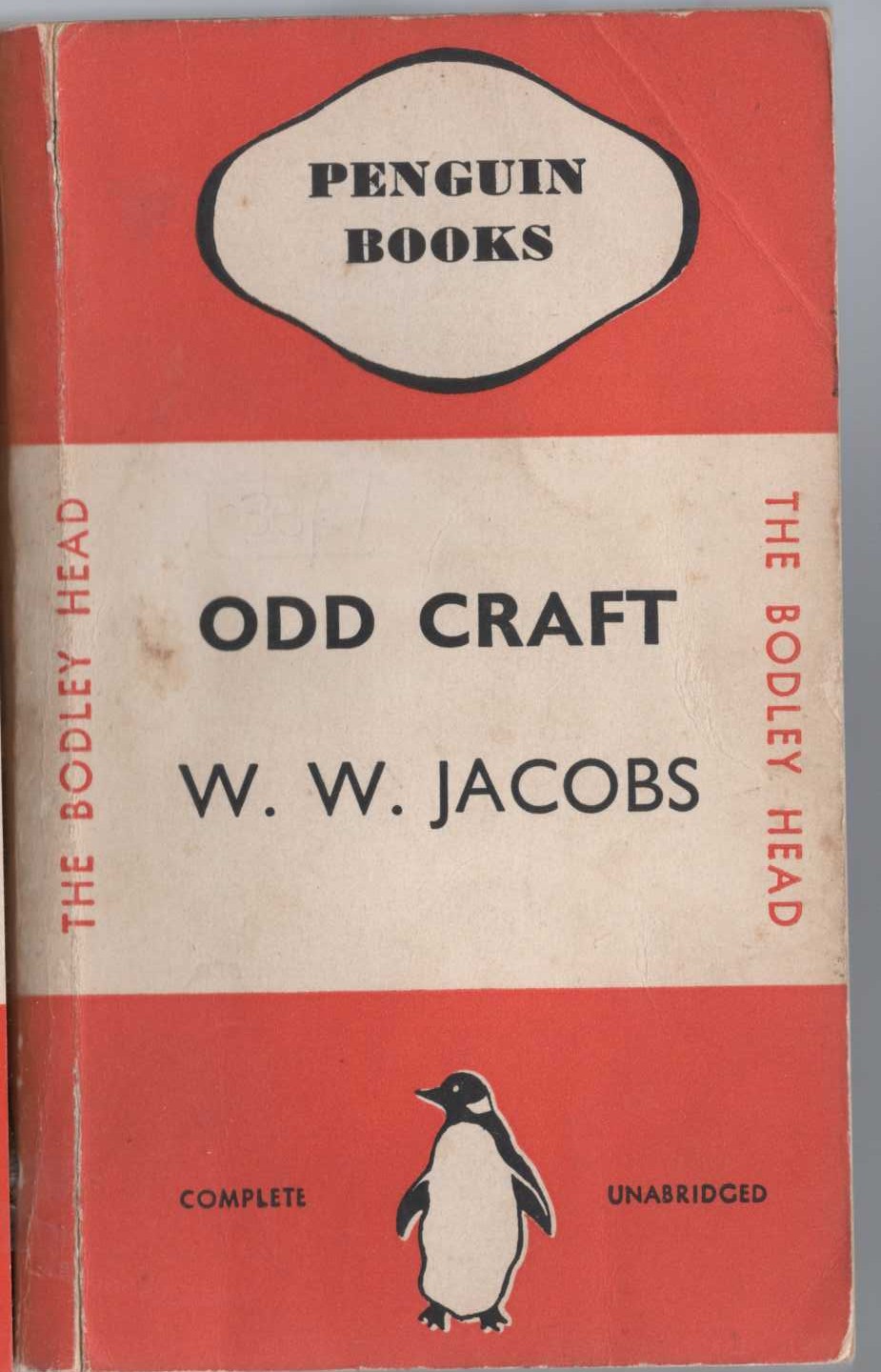 W.W. Jacobs  ODD CRAFT front book cover image