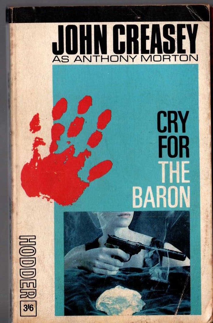Anthony Morton  CRY FOR THE BARON front book cover image
