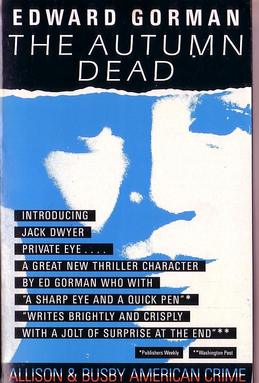 Edward Gorman  THE AUTUMN DEAD front book cover image