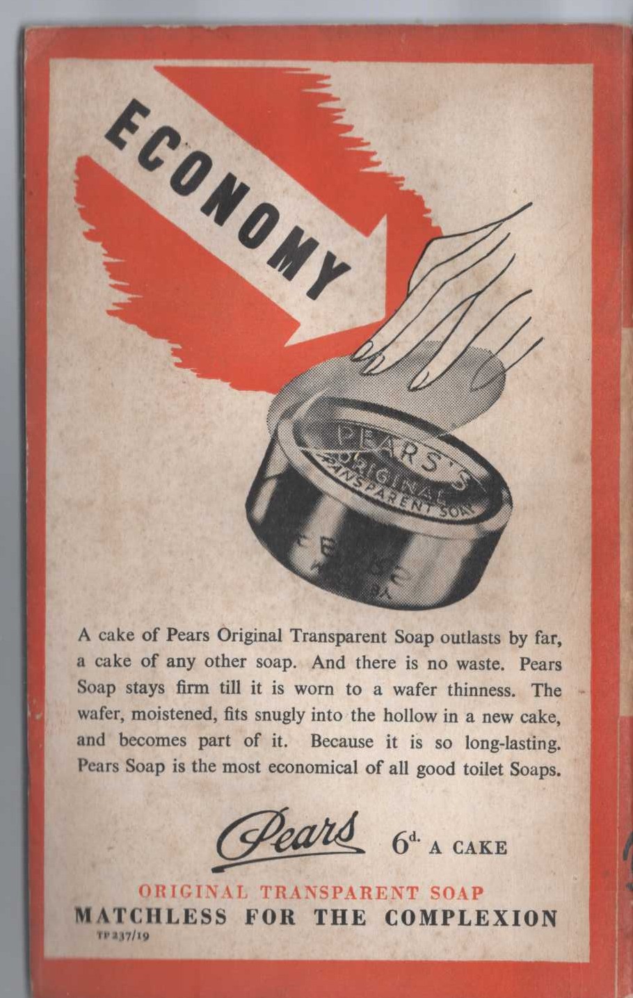 Robert Tressall  THE RAGGED TROUSERED PHILANTHROPISTS magnified rear book cover image