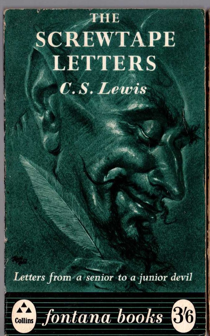 C.S. Lewis  THE SCREWTAPE LETTERS front book cover image