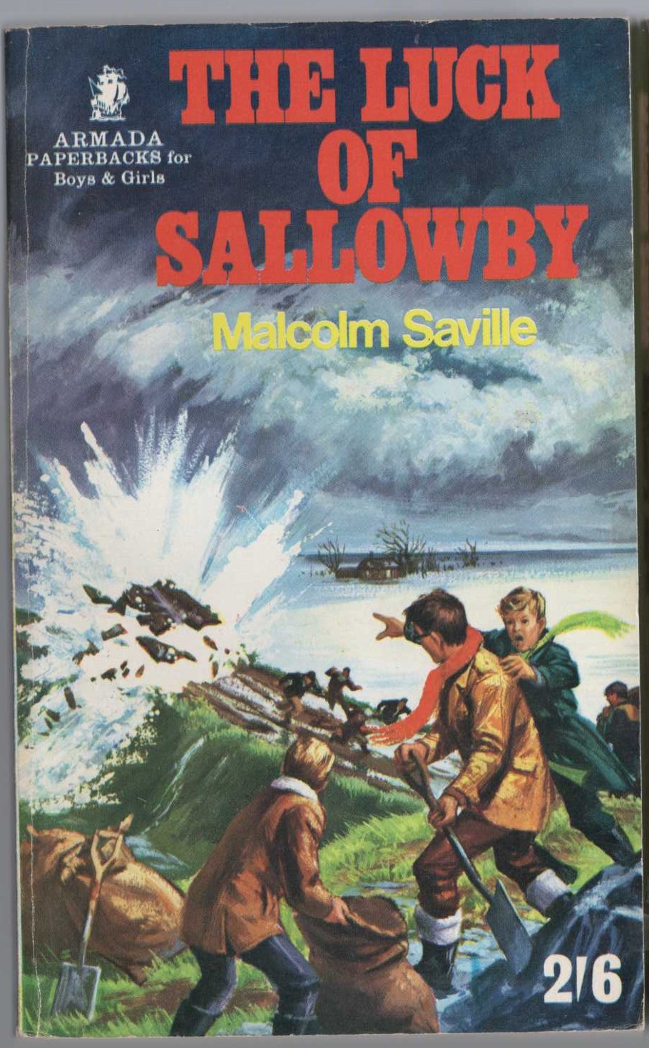 Malcolm Saville  THE LUCK OF SALLOWBY front book cover image