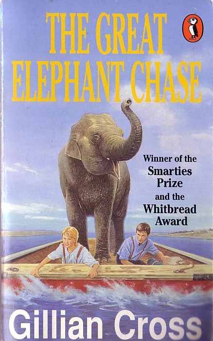 Gillian Cross  THE GREAT ELEPHANT CHASE front book cover image