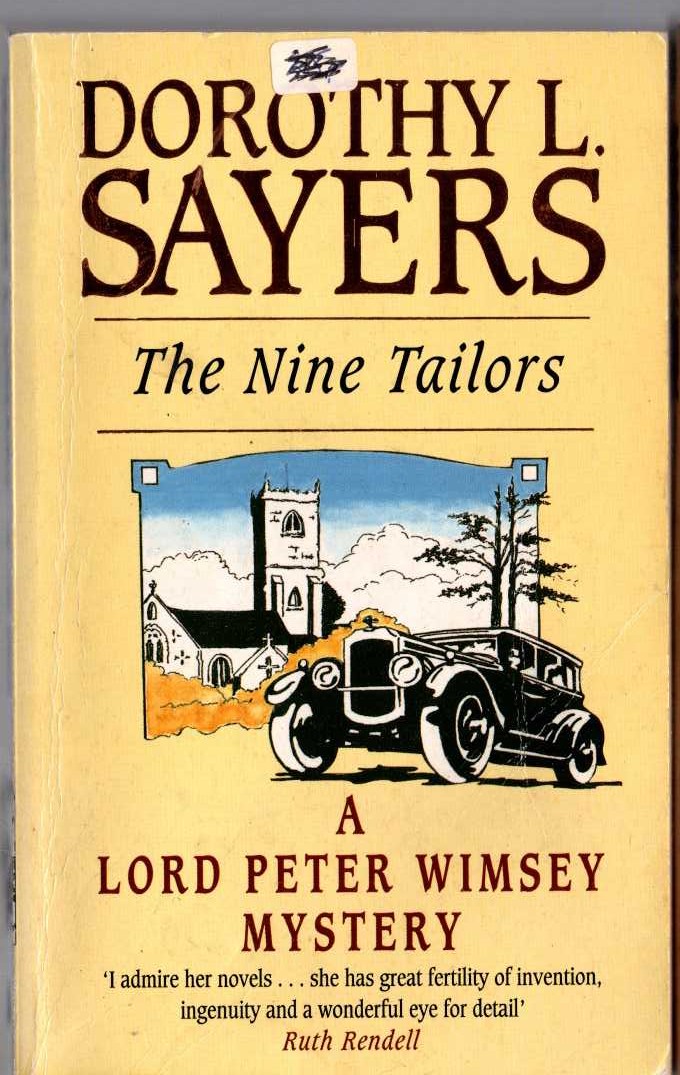 Dorothy L. Sayers  THE NINE TAILORS front book cover image