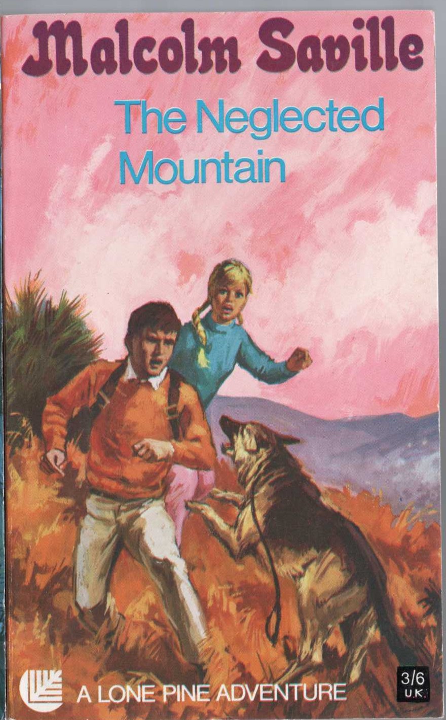Malcolm Saville  THE NEGLECTED MOUNTAIN front book cover image