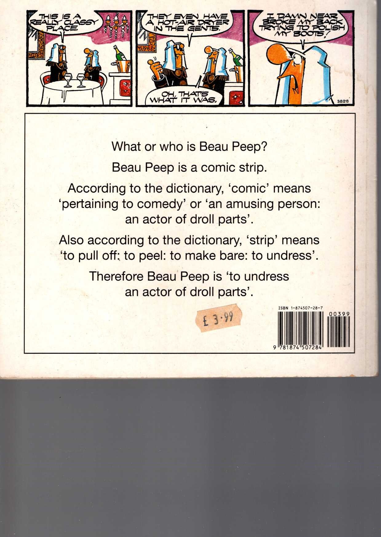 BEAU PEEP BOOK 15 magnified rear book cover image