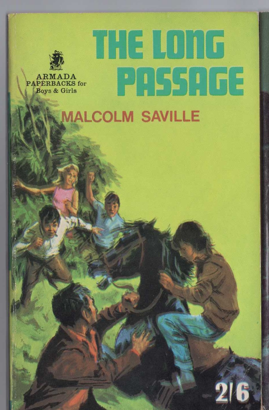 Malcolm Saville  THE LONG PASSAGE front book cover image