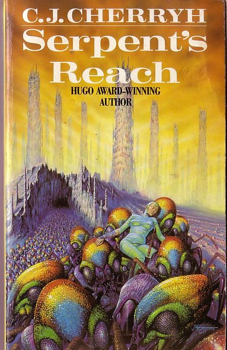 C.J. Cherryh  SERPENT'S REACH front book cover image