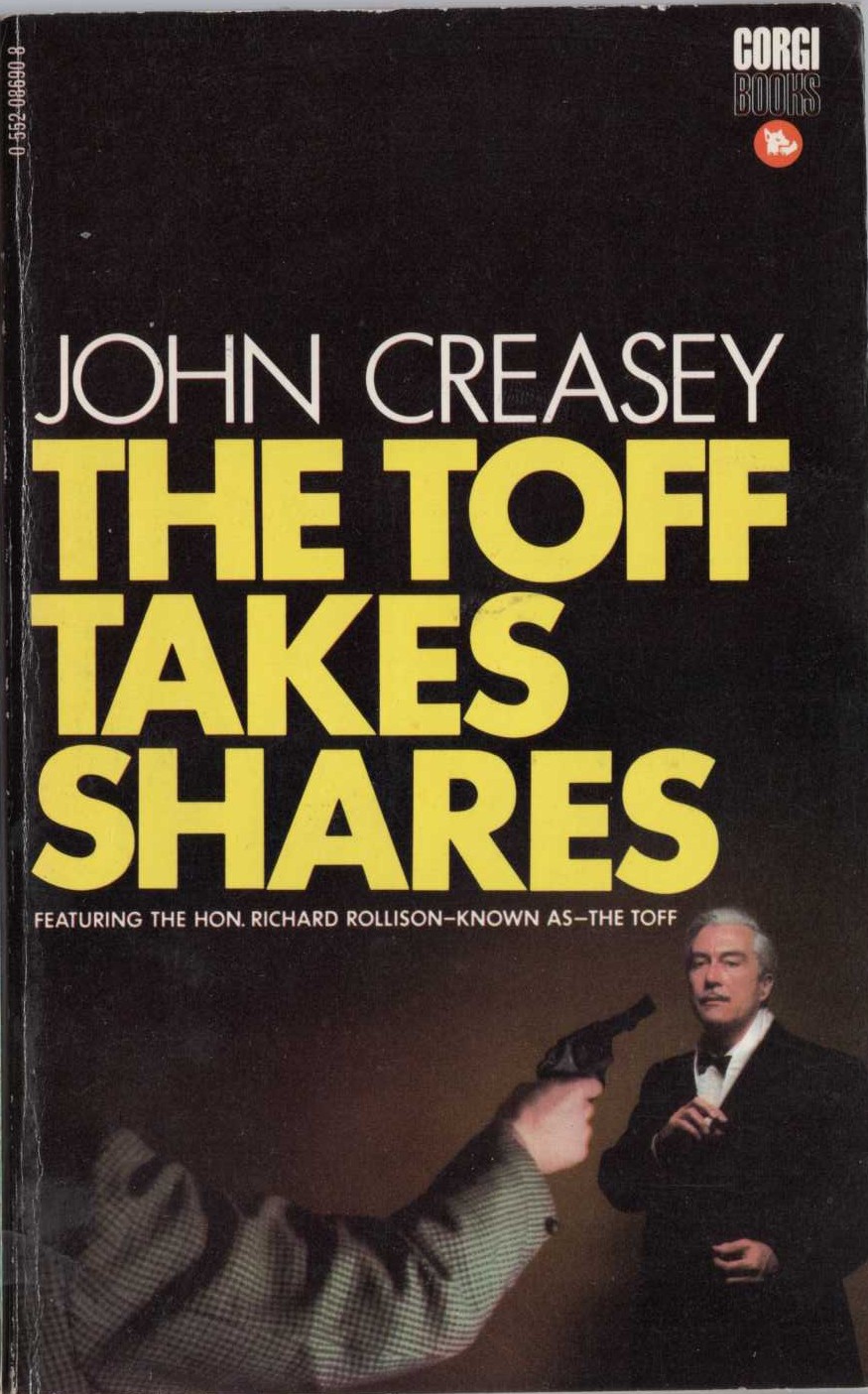John Creasey  THE TOFF TAKES SHARES front book cover image