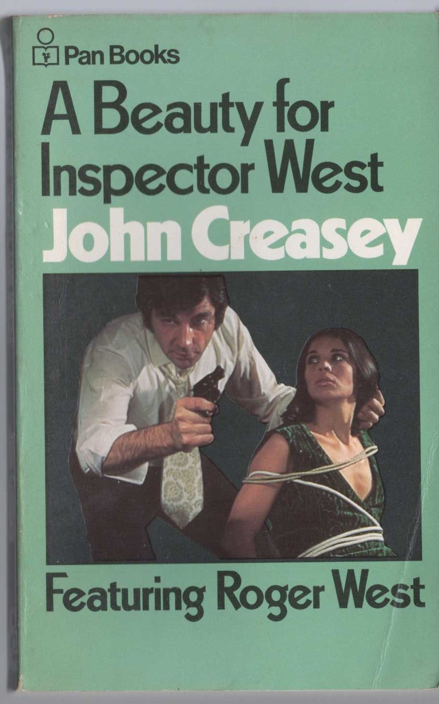 John Creasey  A BEAUTY FOR INSPECTOR WEST front book cover image