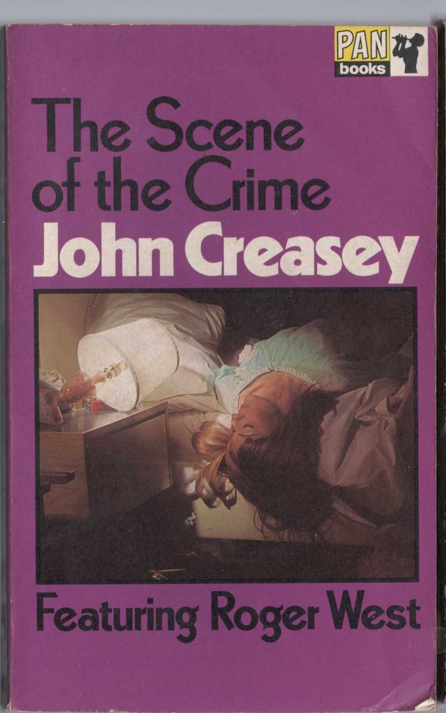 John Creasey  THE SCENE OF THE CRIME (Roger West) front book cover image