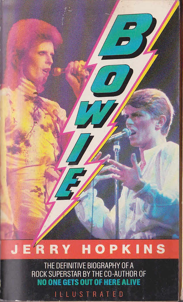 Jerry Hopkins  BOWIE. Definitive Biography front book cover image