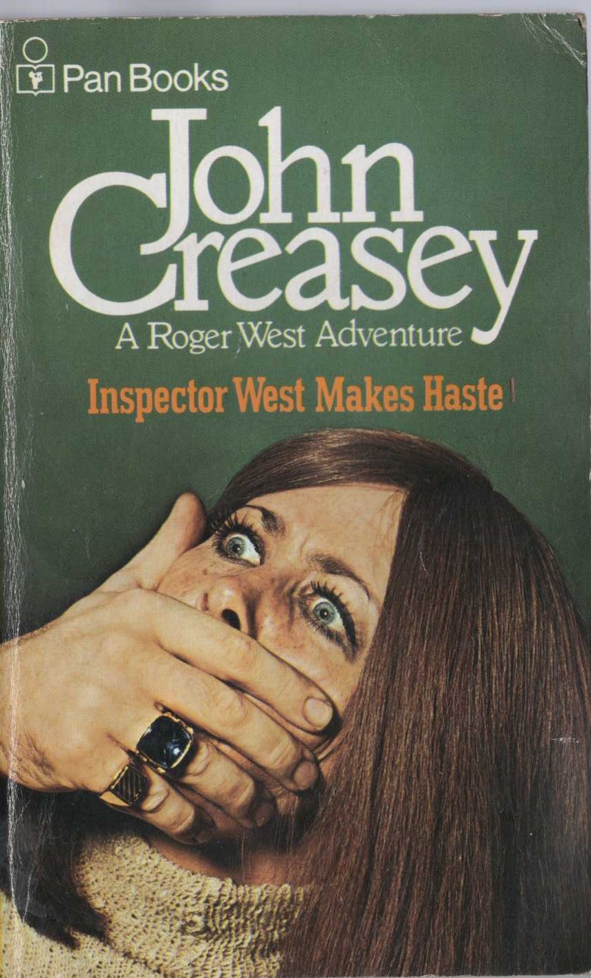 John Creasey  INSPECTOR WEST MAKES HASTE front book cover image