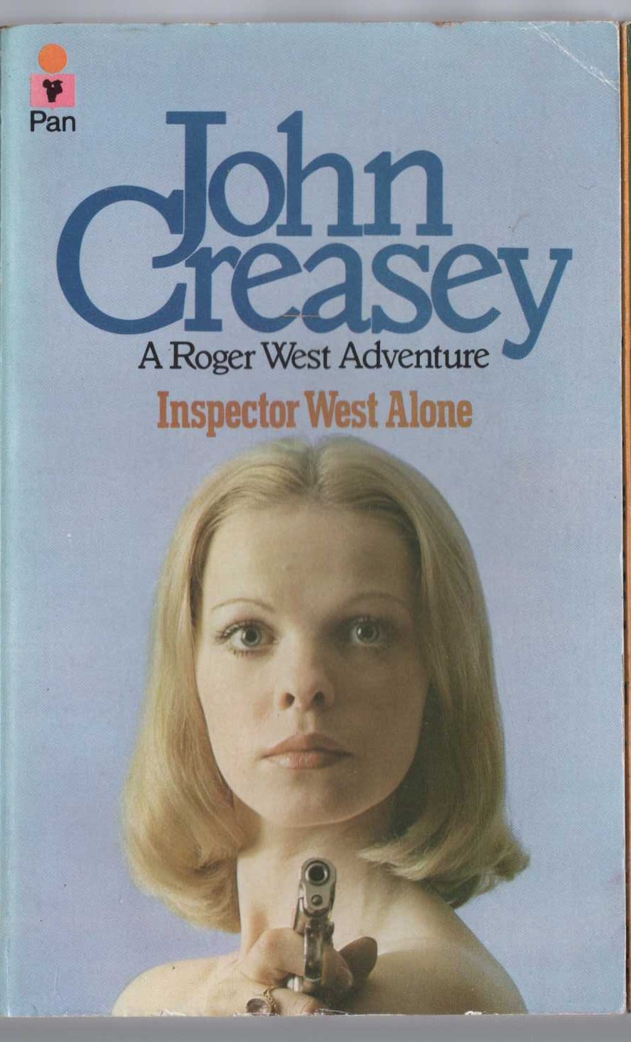 John Creasey  INSPECTOR WEST ALONE front book cover image