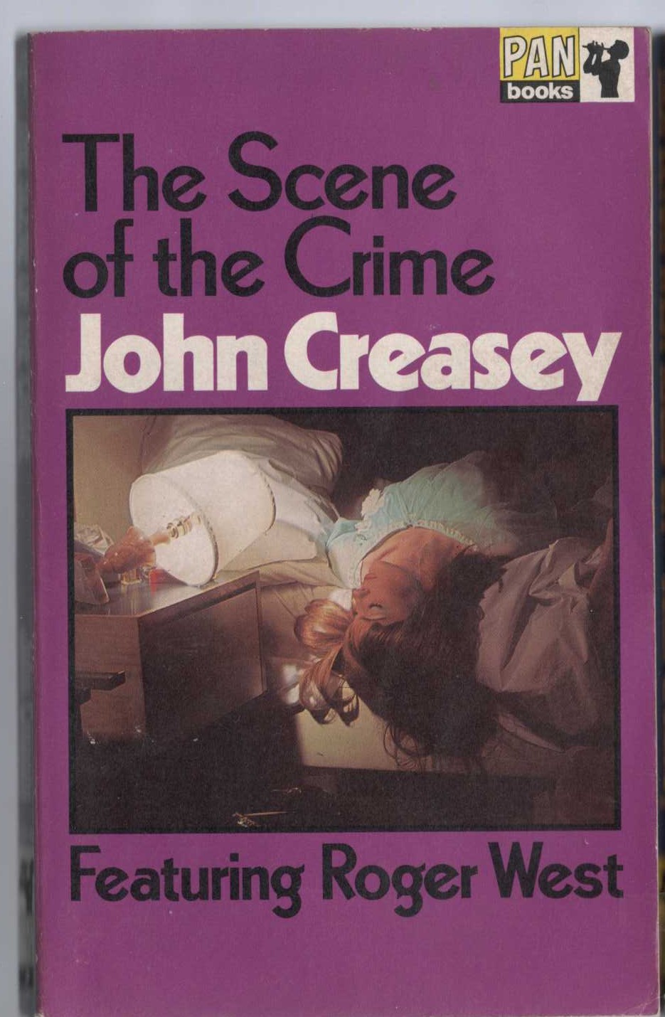 John Creasey  THE SCENE OF THE CRIME (Roger West) front book cover image