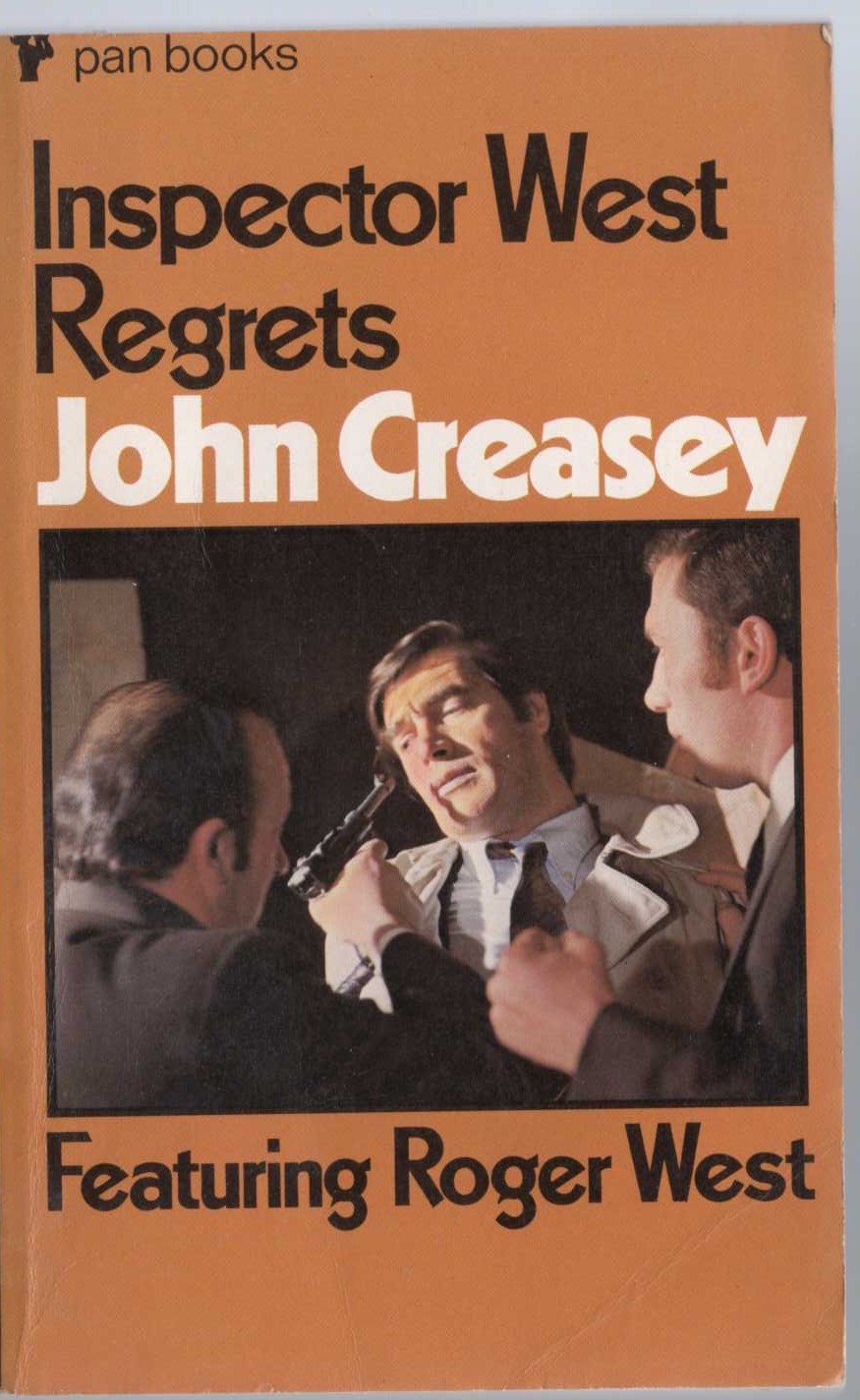 John Creasey  INSPECTOR WEST REGRETS front book cover image