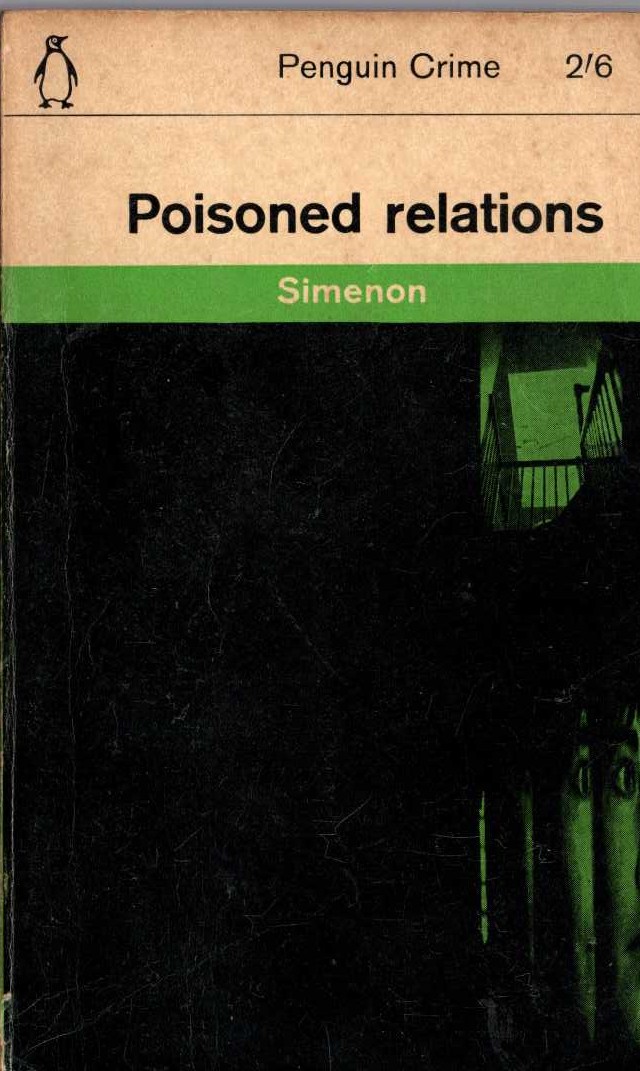 Georges Simenon  POISONED RELATIONS front book cover image