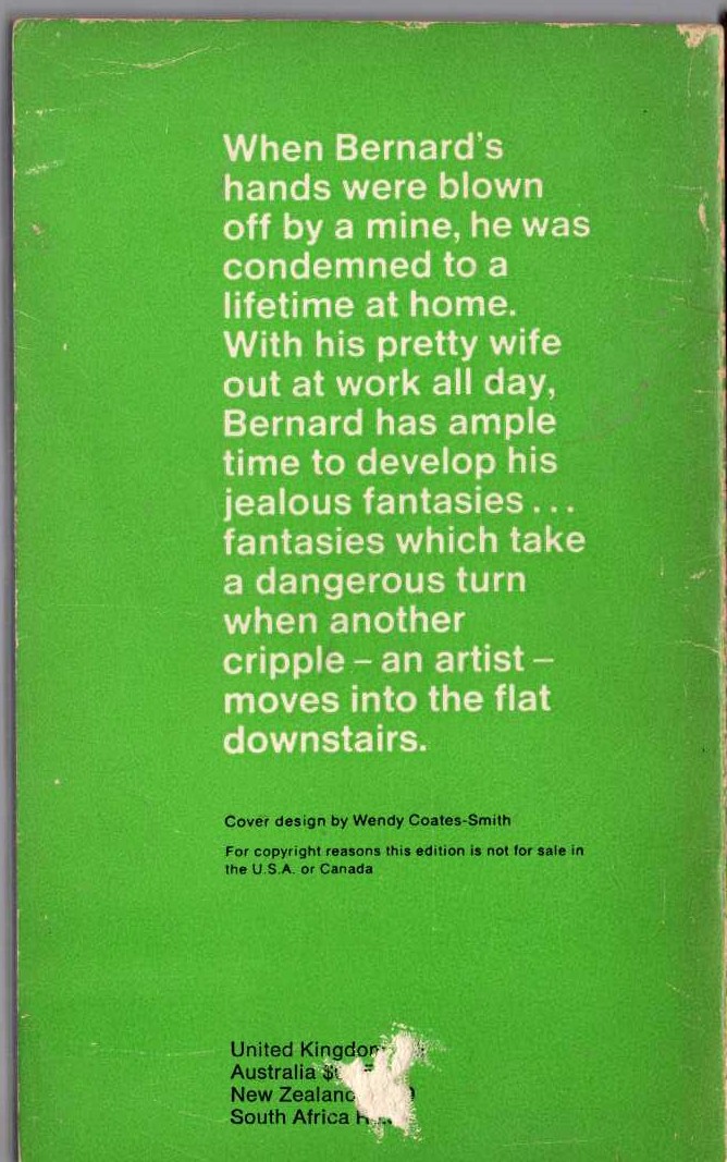 Georges Simenon  THE DOOR magnified rear book cover image
