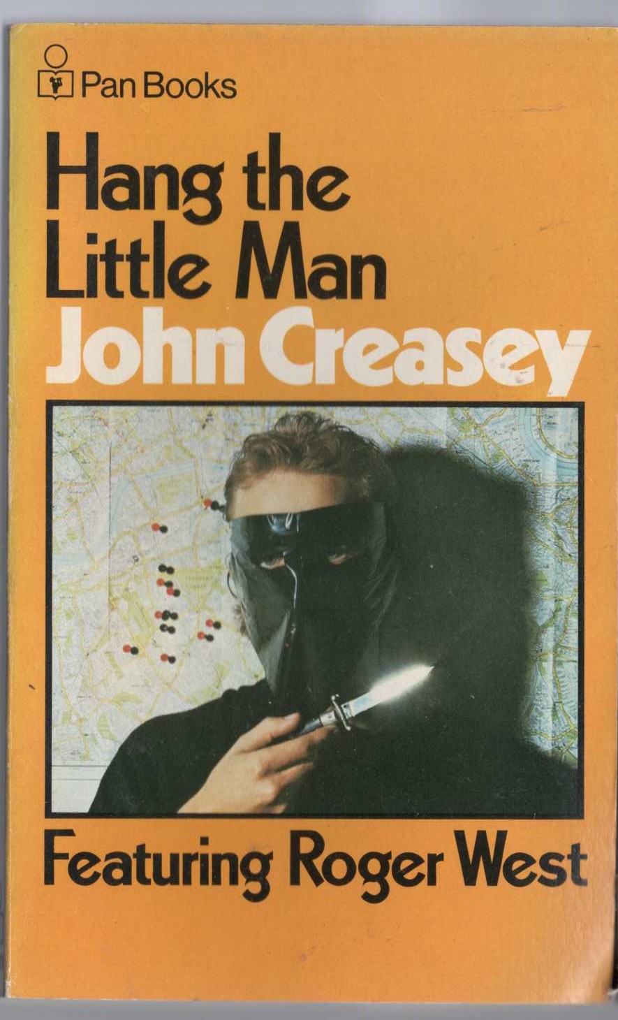 John Creasey  HANG THE LITTLE MAN front book cover image