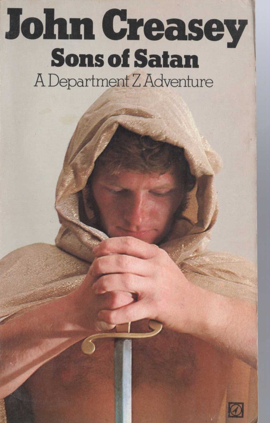 John Creasey  SONS OF SATAN (Department Z) front book cover image