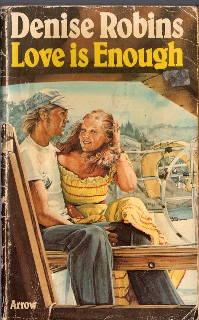 Denise Robins  LOVE IS ENOUGH front book cover image
